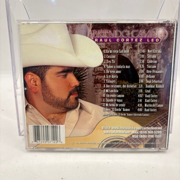 Abriendo‎ Camino Raul Cortez Leo CD Album Tejano Regional Mexican Music - Picture 2 of 3